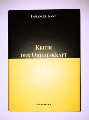 Kritik der Urteilskraft: Werke 4 (German Edition),New
