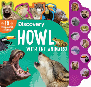 Silver Dolphin Books Discovery: Howl with the Animals! 10-Button Sound Book for Kids