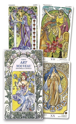 Tarot Art Nouveau (English and Spanish Edition),New