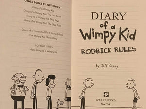 Diary Of A Wimpy Kid Rodrick Rules-used