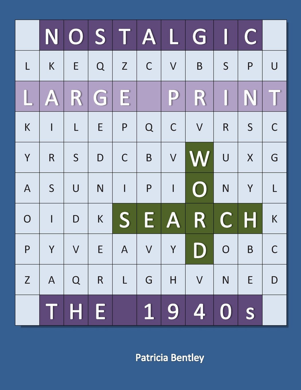 Nostalgic Large Print Word Search: The 1940S,Used