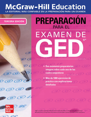 McGrawHill Education Preparacion para el Examen de GED, Tercera edicion (Spanish Edition),Used