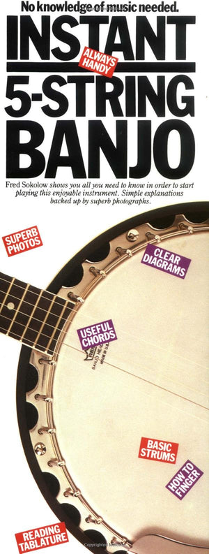 Instant 5String Banjo: Compact Reference Library,New