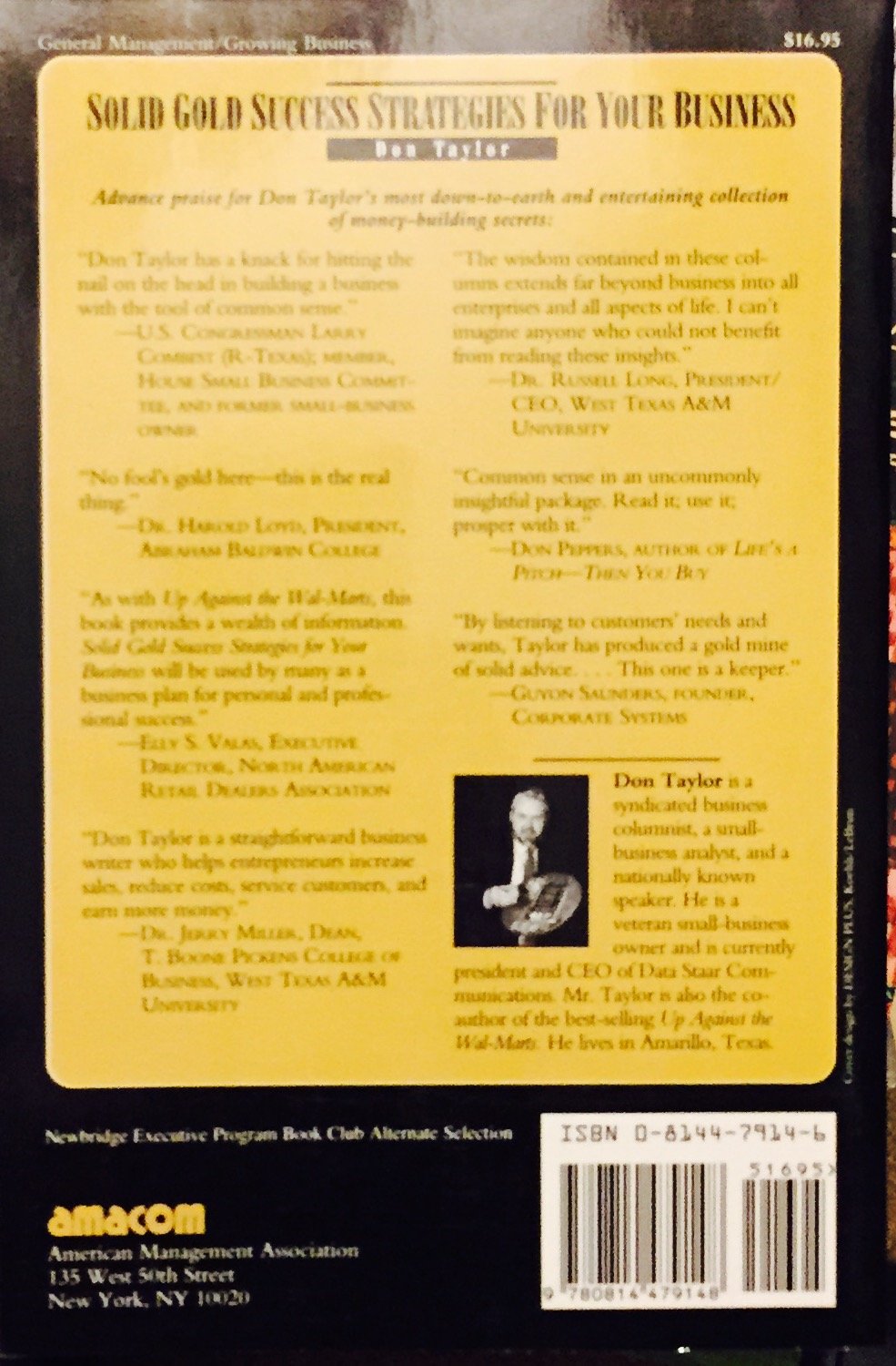 Solid Gold Success Strategies for Your Business,Used