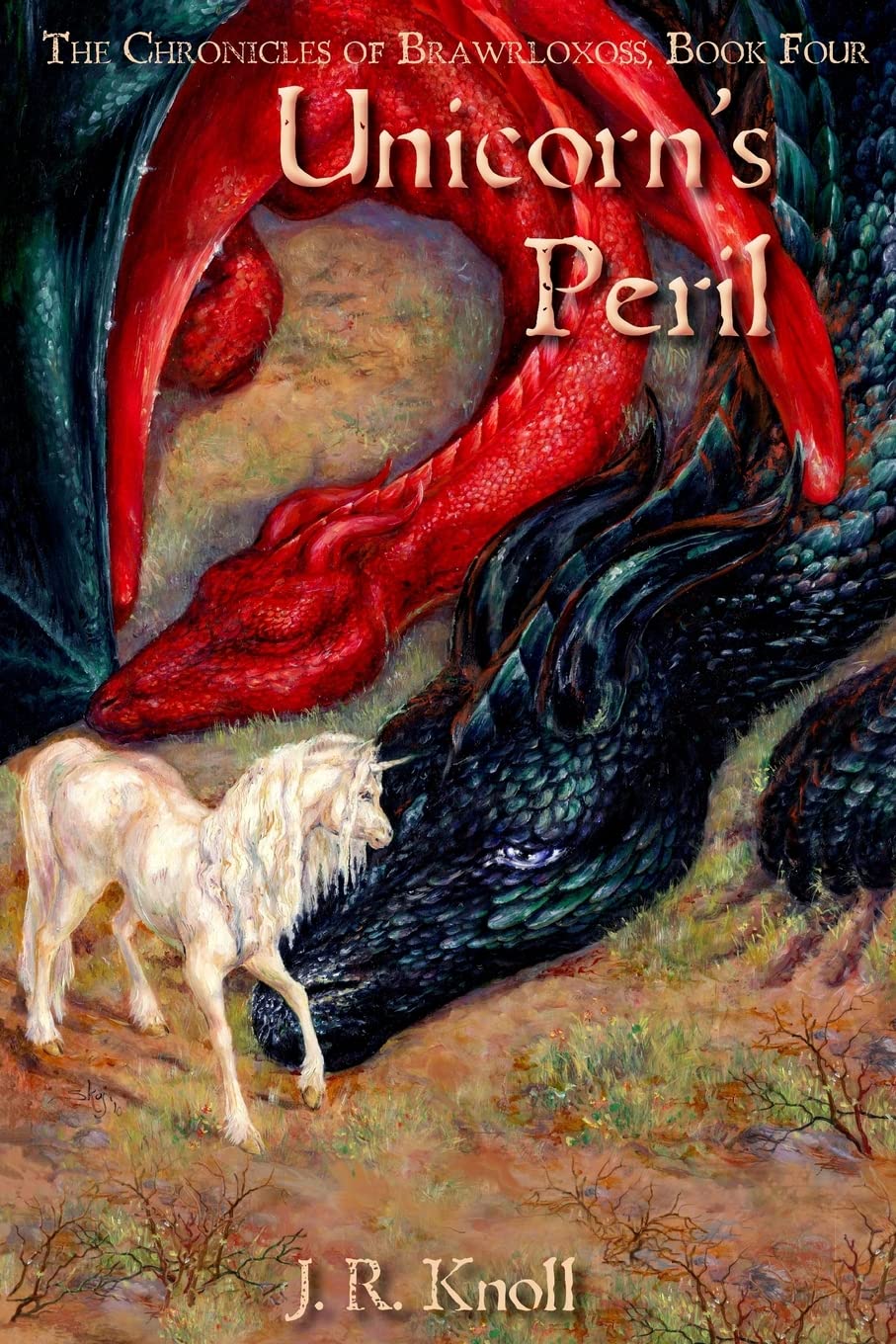 Unicorn's Peril, The Chronicles of Brawrloxoss Book 4,Used