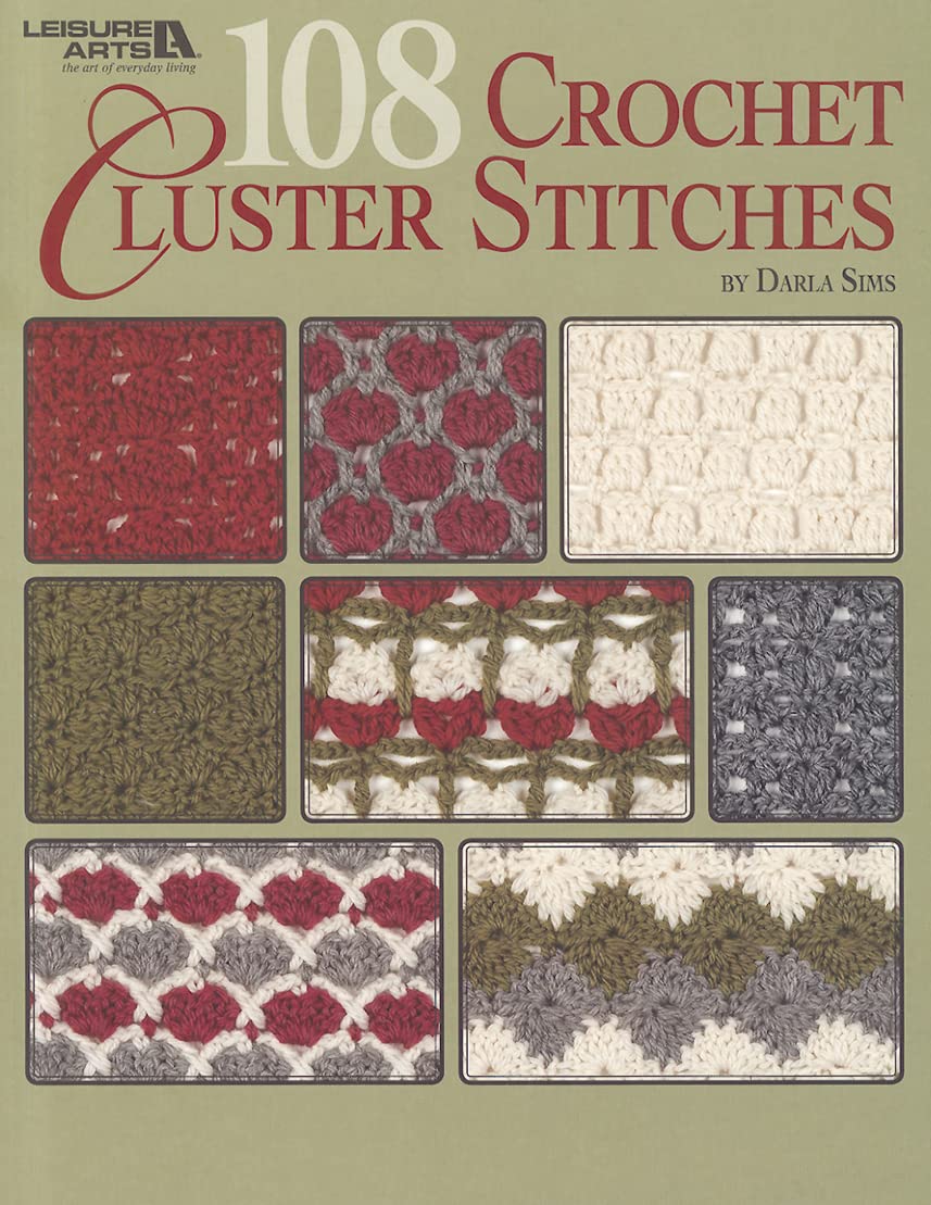 108 Crochet Cluster Stitches,Used