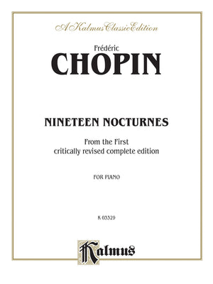 Nineteen Nocturnes: From the First Critically Revised Complete Edition (Kalmus Edition),Used