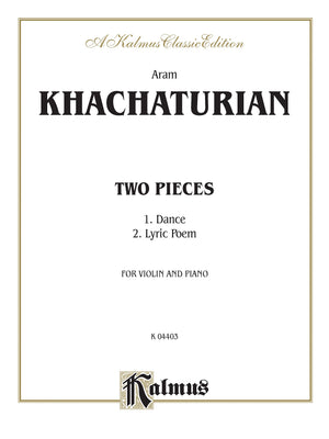 Two Pieces (Kalmus Edition),Used