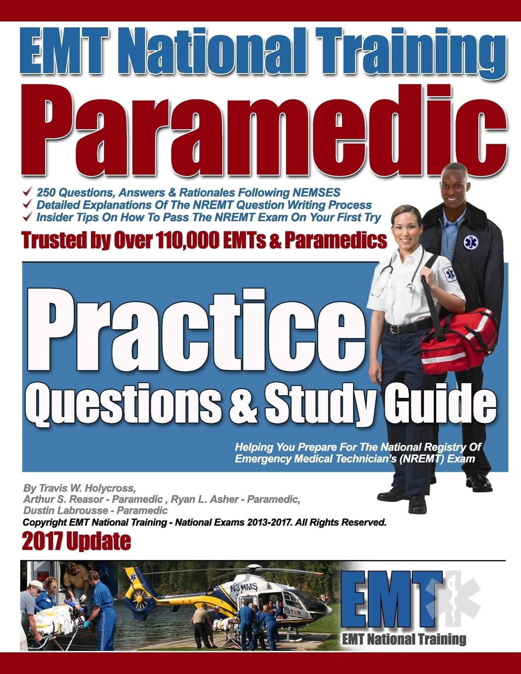 EMT National Training Paramedic Practice Questions & Study Guide,Used