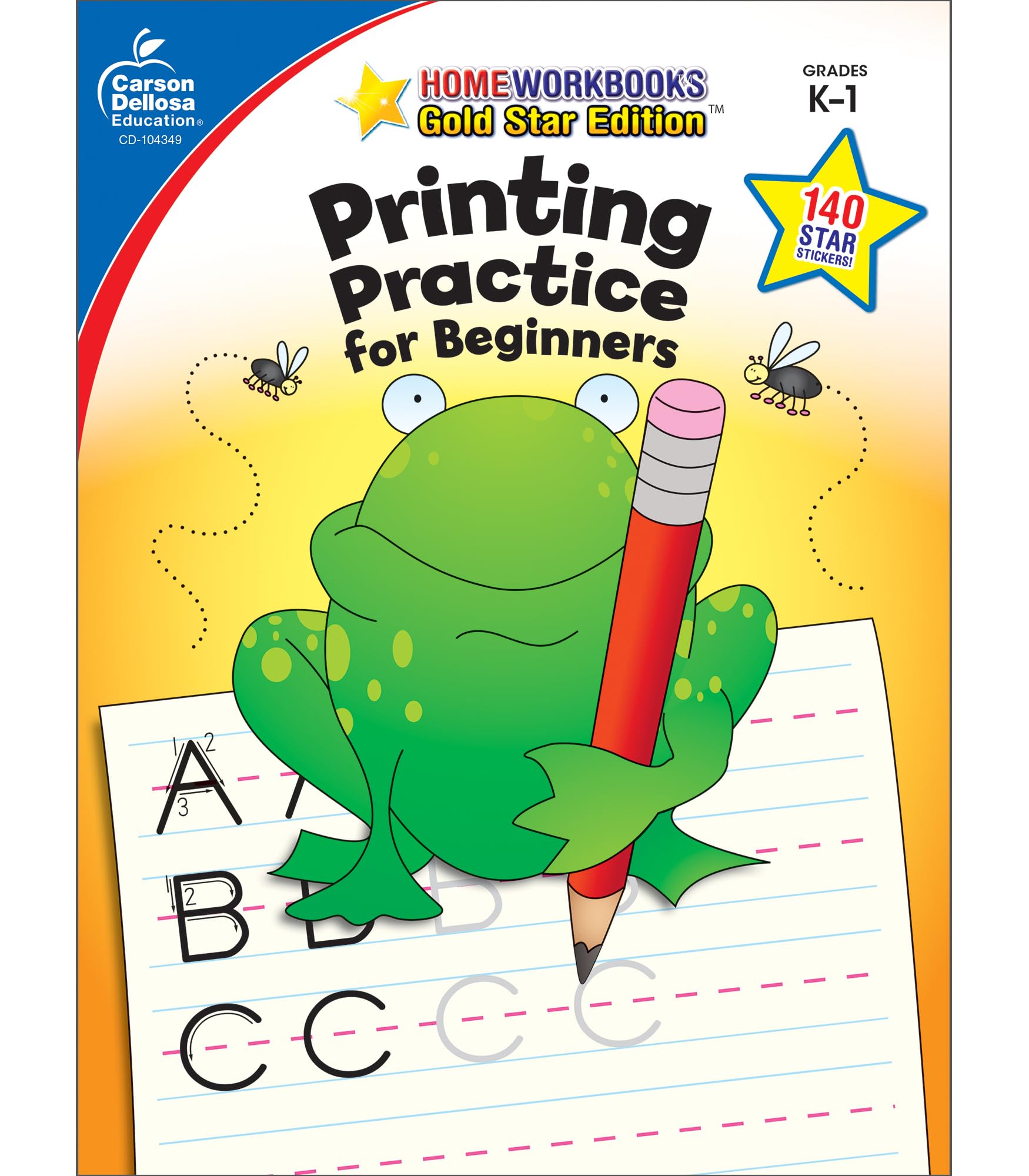 Carson Dellosa Printing Practice For Beginners, Grades K  1 Workbook (Volume 13) (Home Workbooks),Used