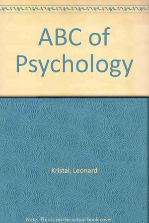 Abc Of Psychology,Used