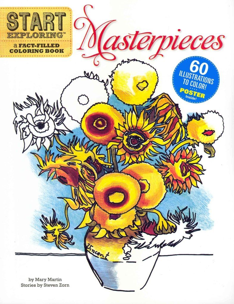 Start Exploring: Masterpieces: A FactFilled Coloring Book,Used