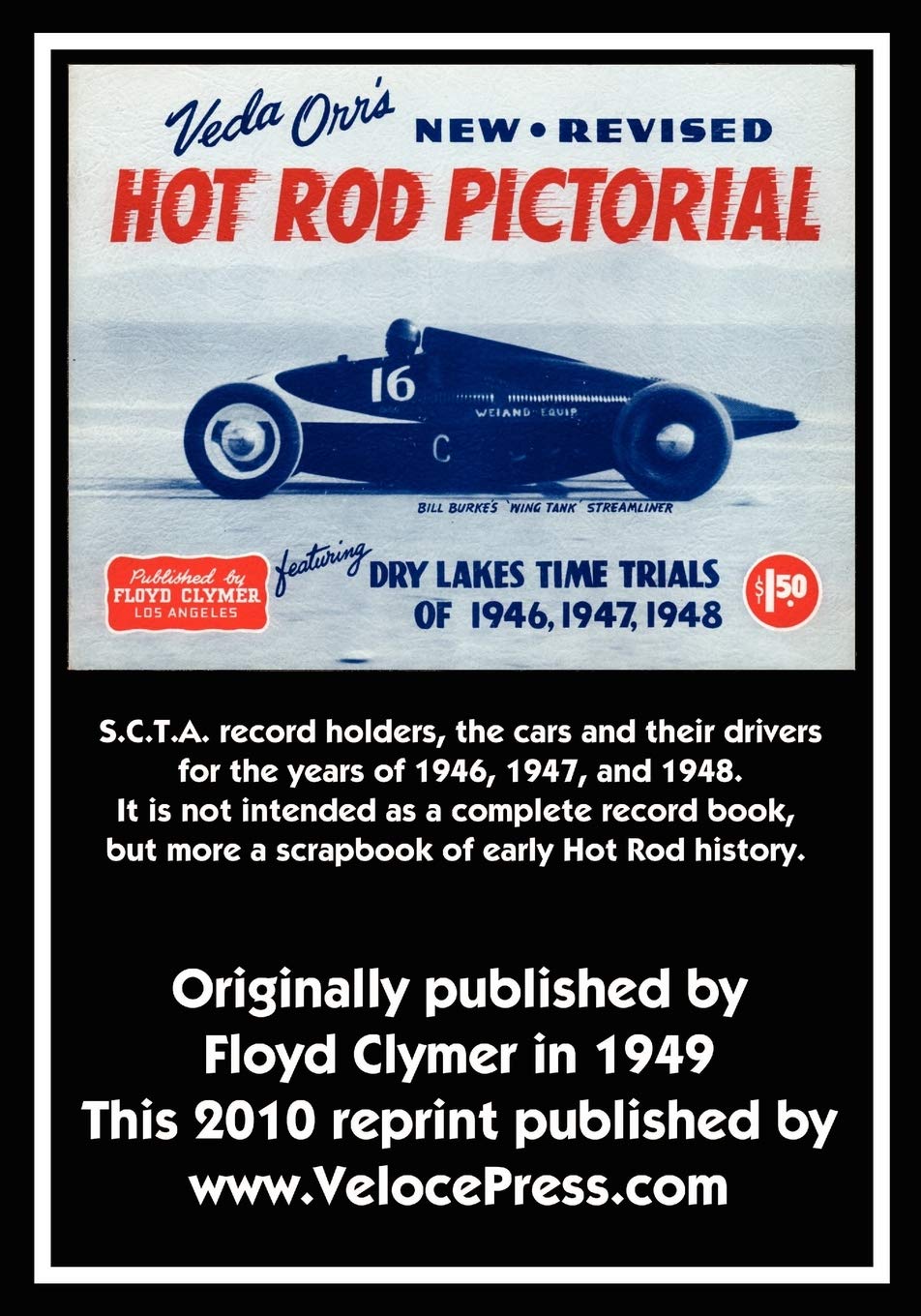 Veda Orr'S New Revised Hot Rod Pictorial,Used