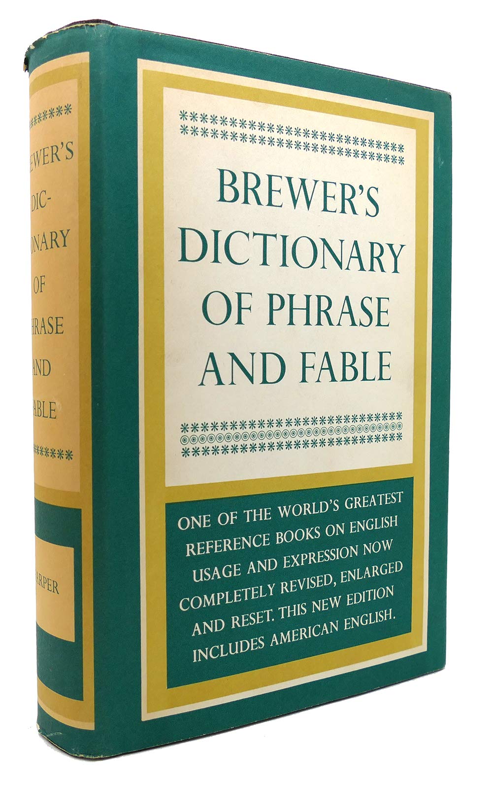Brewers Dictionary of Phrase and Fable Millennium Edition,Used