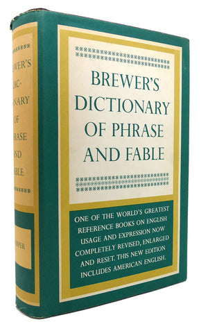 Brewers Dictionary of Phrase and Fable Millennium Edition,Used