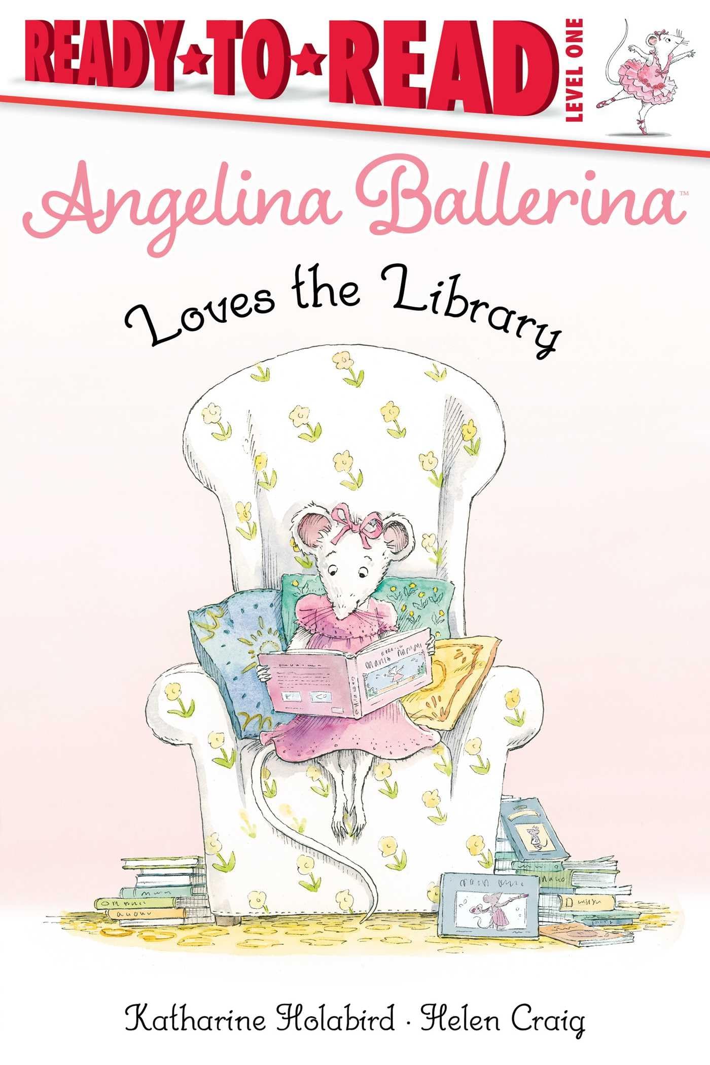 Angelina Ballerina Loves The Library: Readytoread Level 1,Used