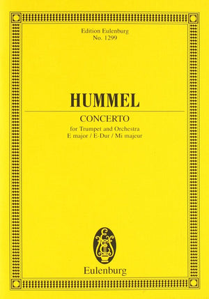 Concerto in E Major: for Trumpet and Orchestra,Used