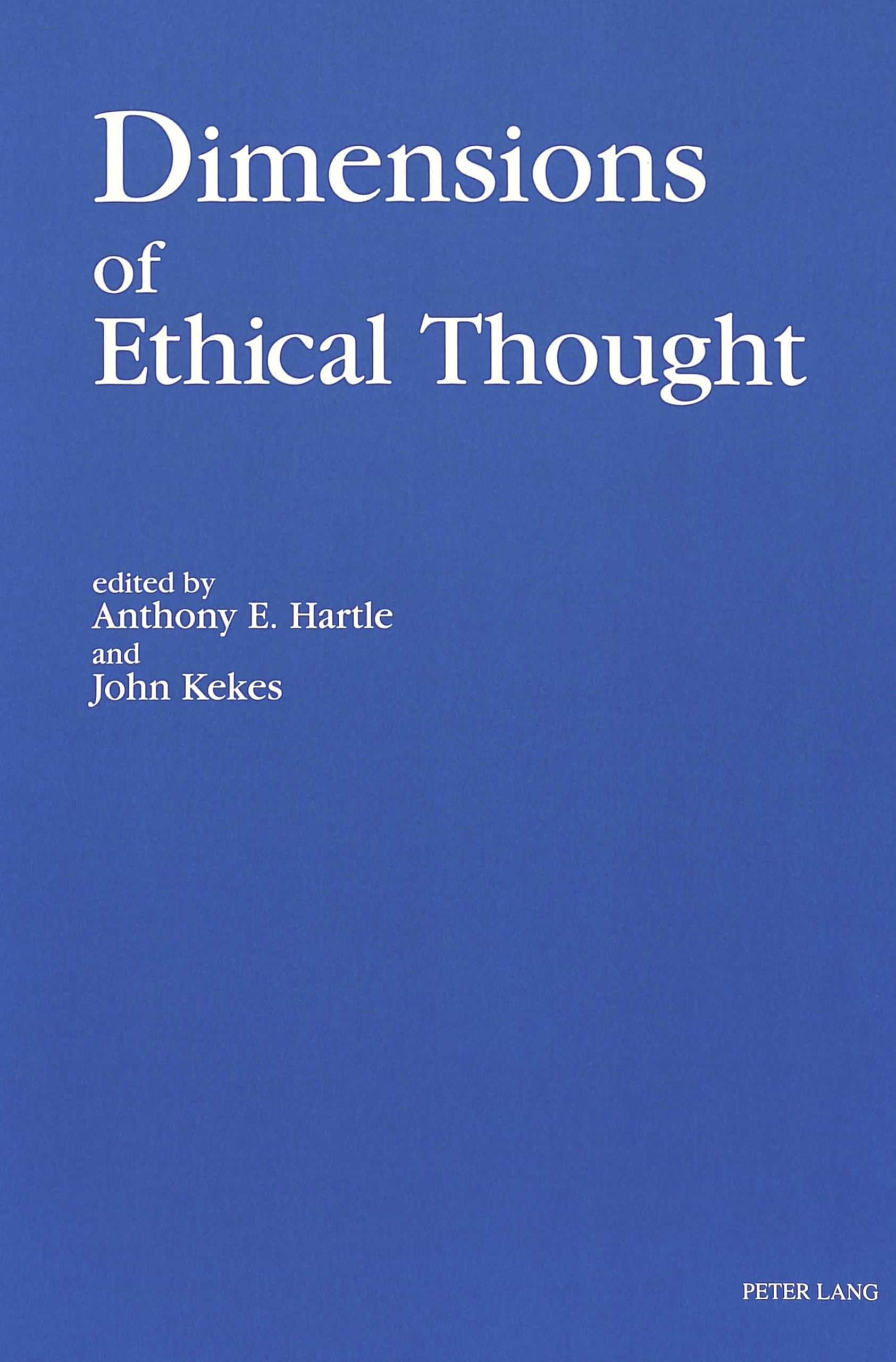 Dimensions of Ethical Thought,Used