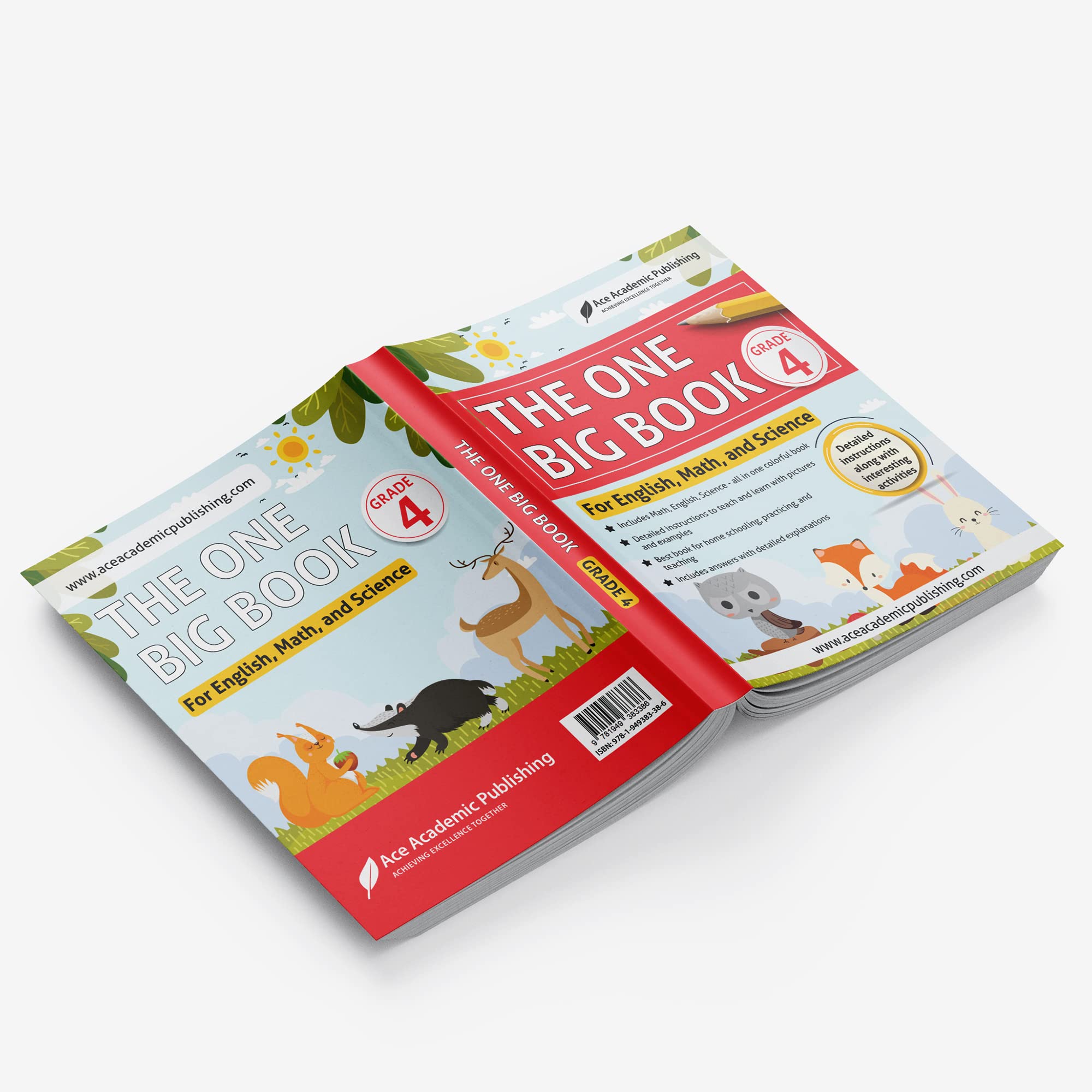 The One Big Book  Grade 4: For English, Math and Science,Used