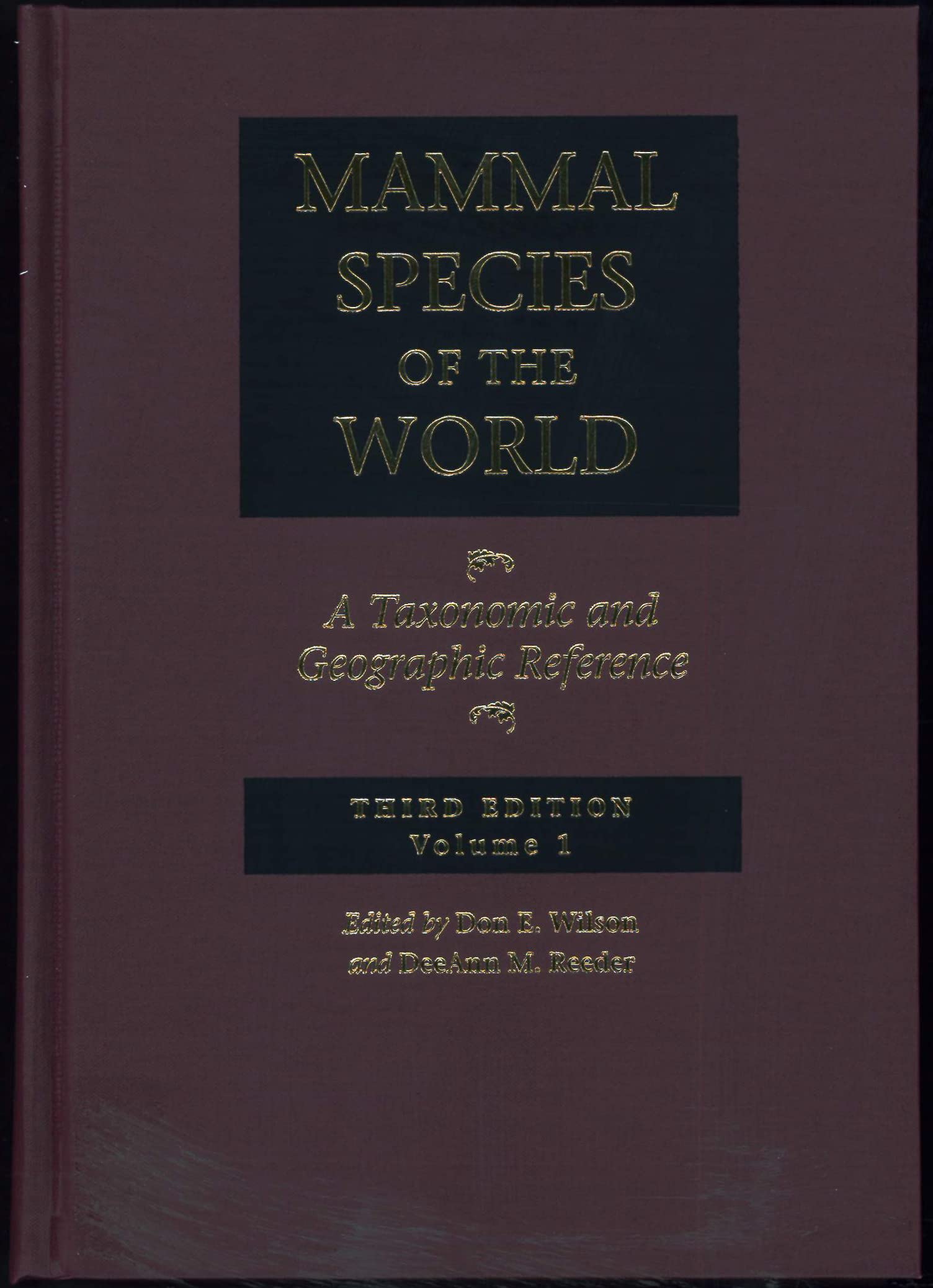 Mammal Species of the World : A Taxonomic and Geographic Reference, 2volume set,New