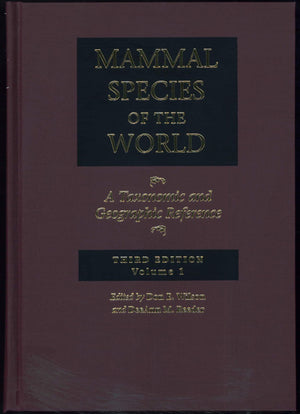 Mammal Species of the World : A Taxonomic and Geographic Reference, 2volume set,New