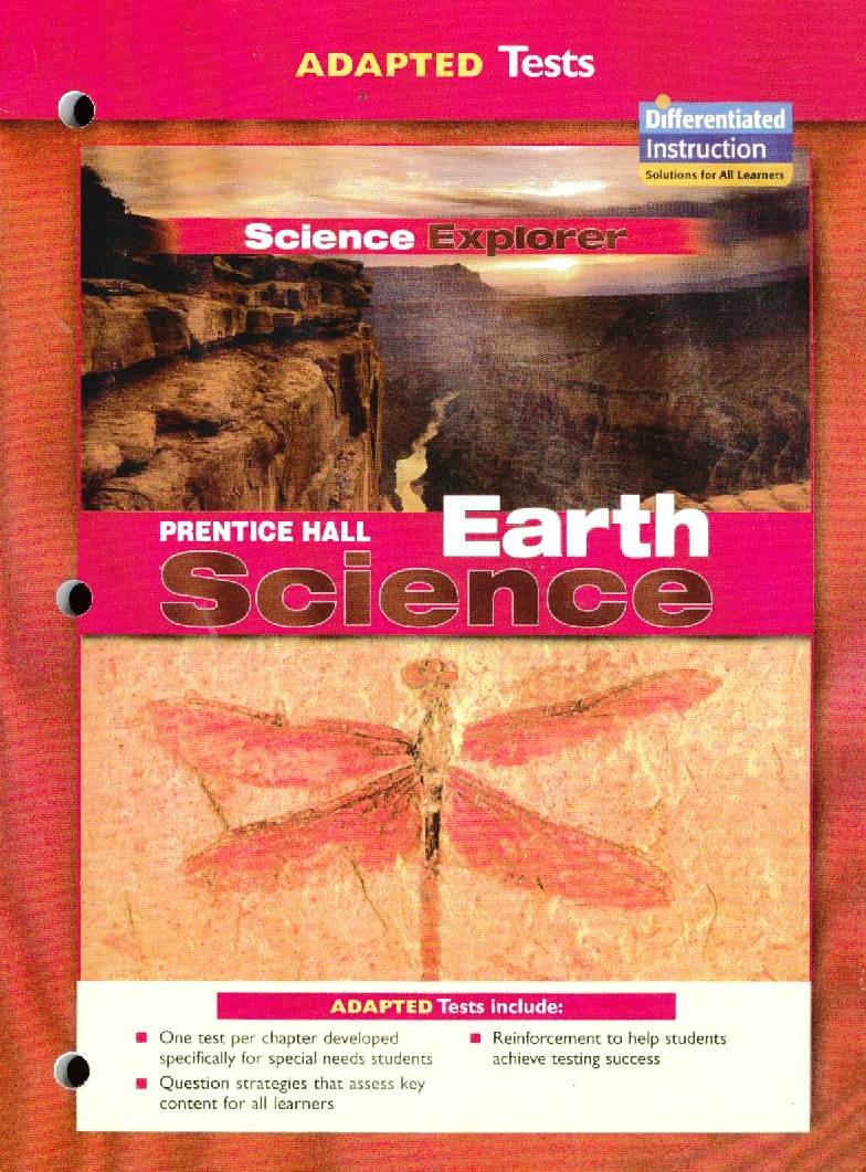 Adapted Tests Science Explorer (Prentice Hall Earth Science),New