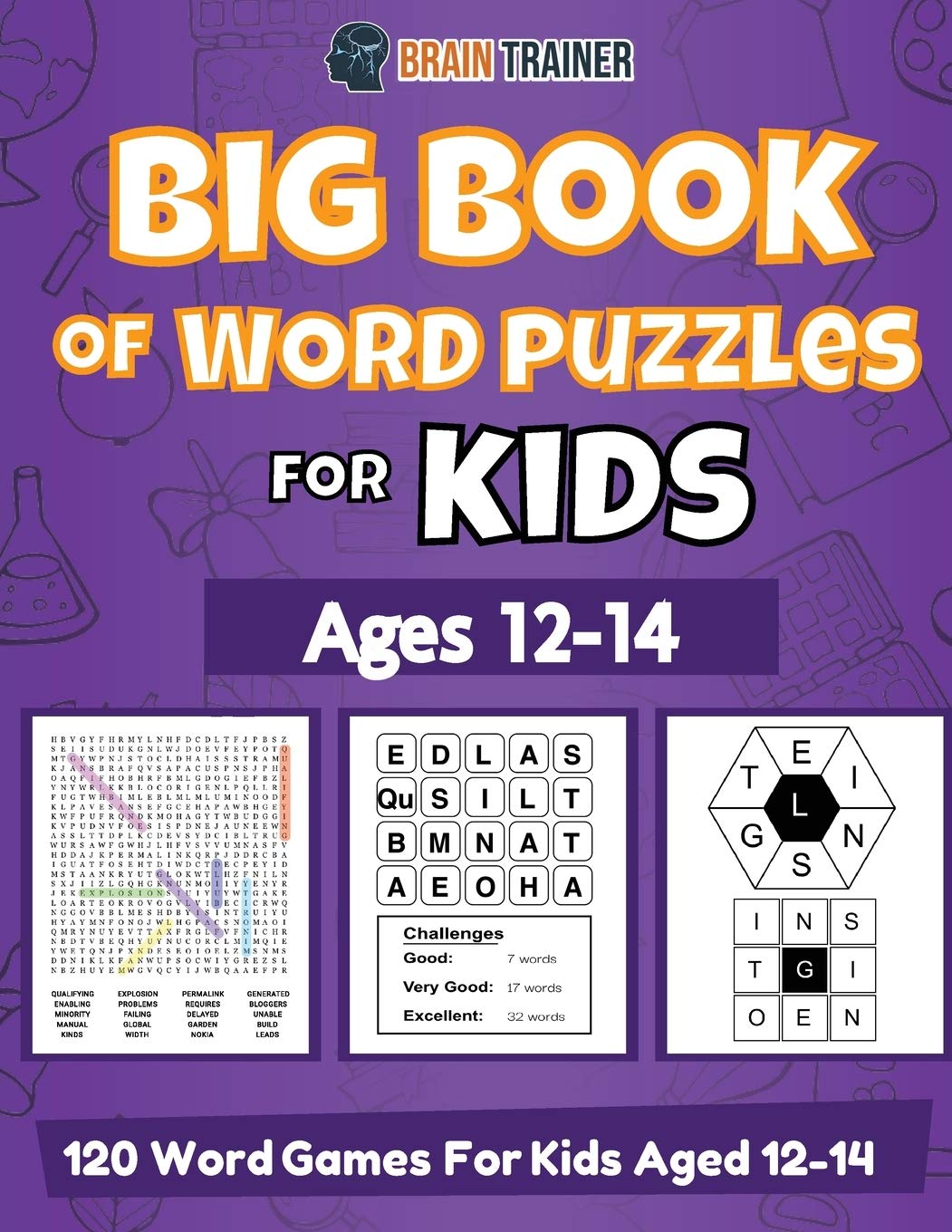Big Book Of Word Puzzles For Kids Ages 1214  120 Word Games For Kids Aged 1214,Used