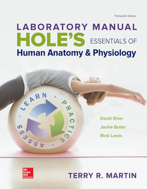 LABORATORY MANUAL FOR HOLES ESSENTIALS OF HUMAN ANATOMY & PHYSIOLOGY,Used