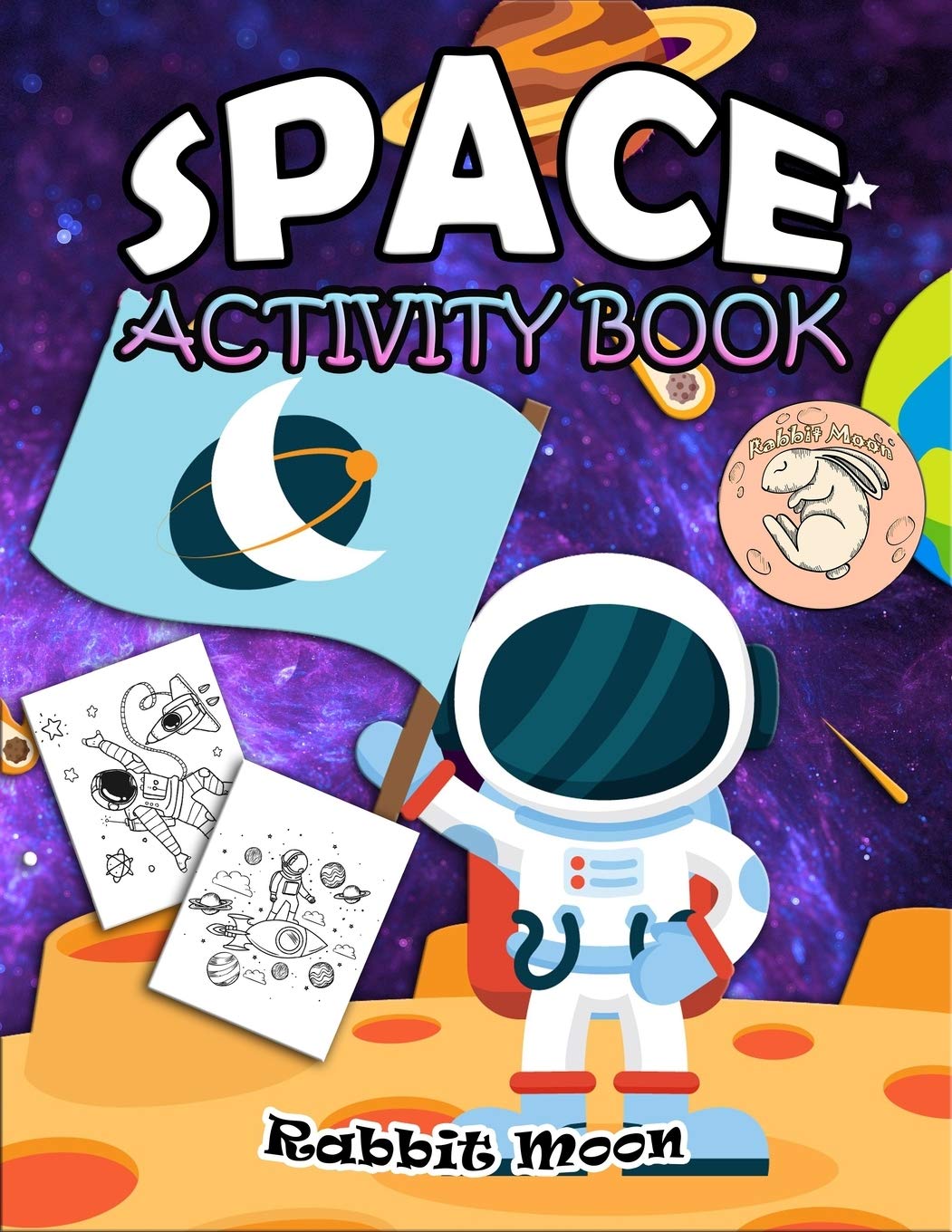 Space Activity Book: for Kids Ages 48 : A Fun Kid Workbook Game For Learning, Solar System Coloring, Mazes, Word Search and Mor,Used