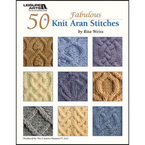50 Knit Aran Stitches,Used