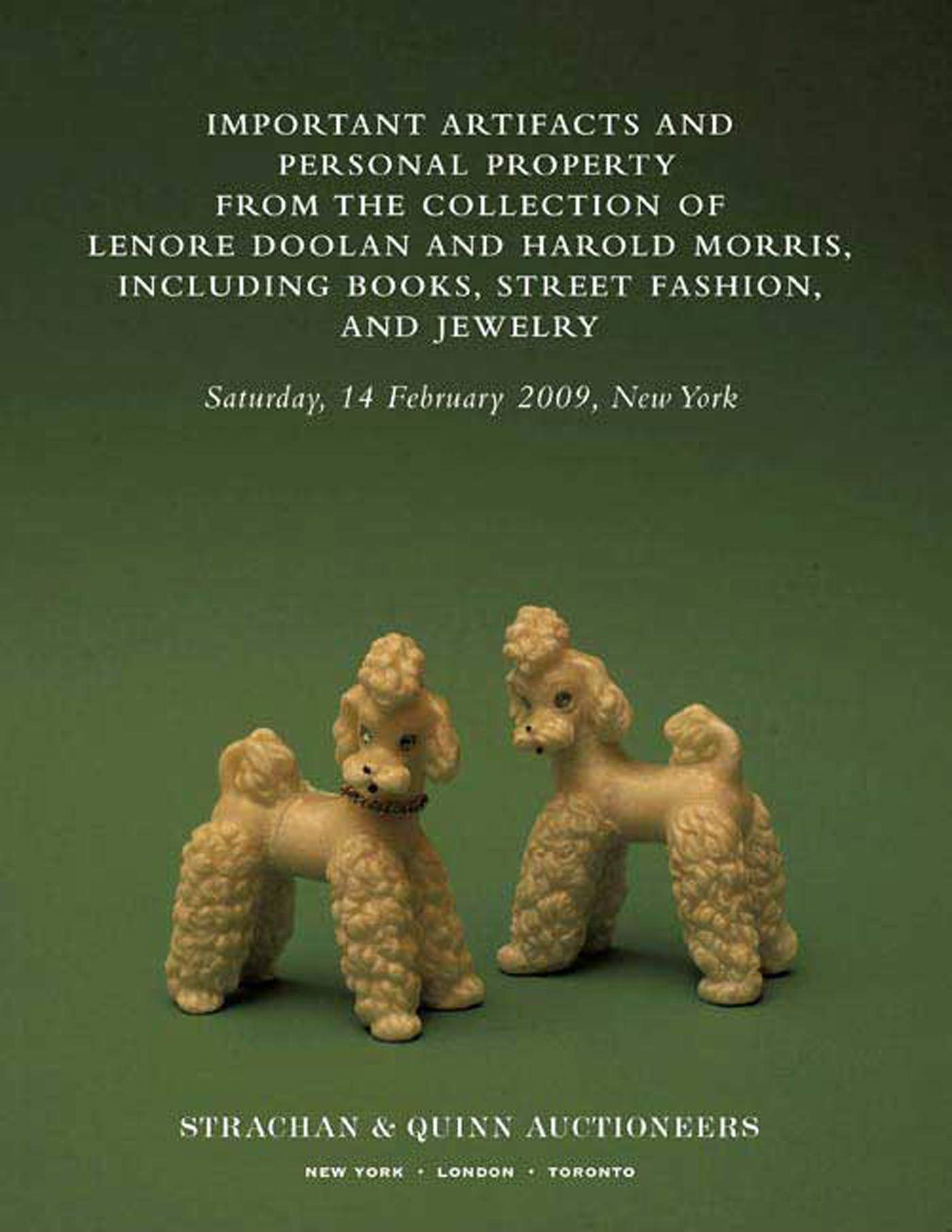 Important Artifacts And Personal Property From The Collection Of Lenore Doolan And Harold Morris, Including Books, Street Fashio