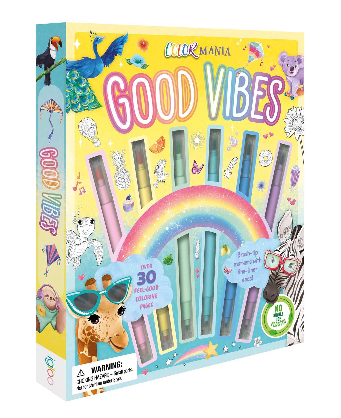 Colormania Good Vibes: with DualTip Brush Pens,New