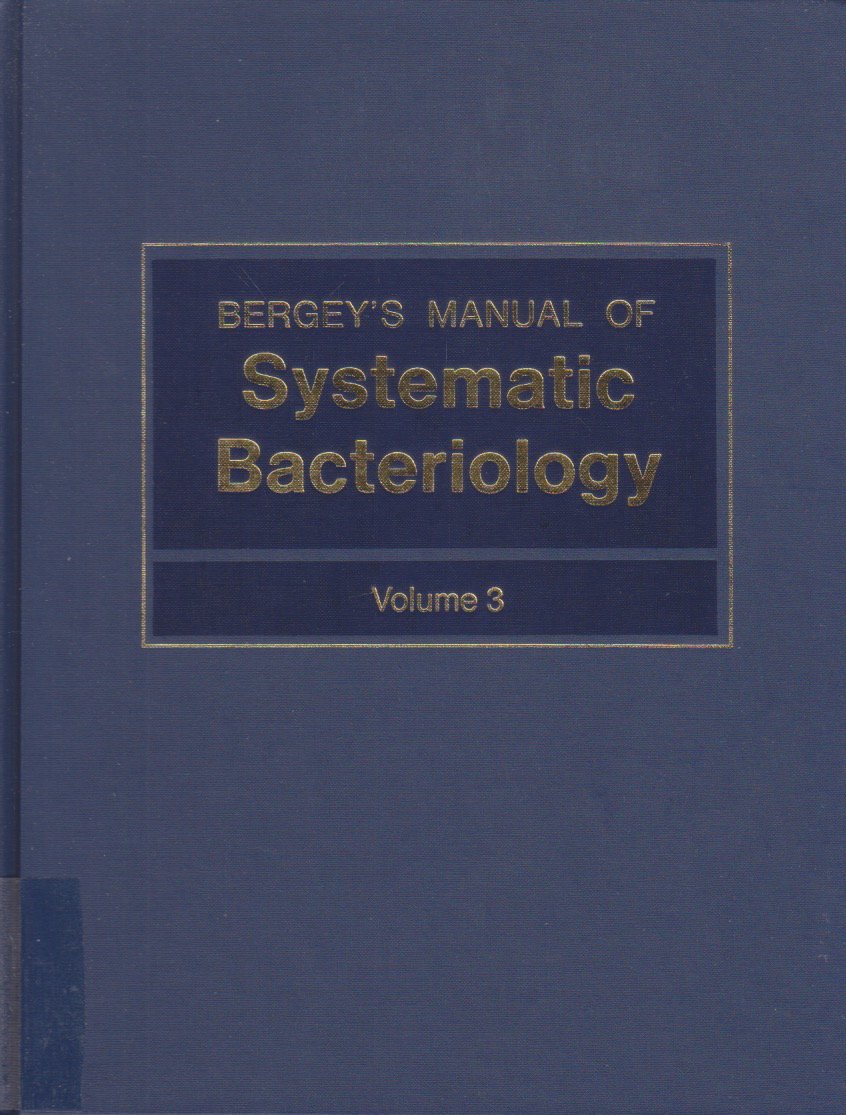Bergey's Manual of Systematic Bacteriology, Volume 3,Used
