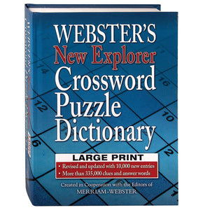Webster's New Explorer Crossword Puzzle Dictionary,Used