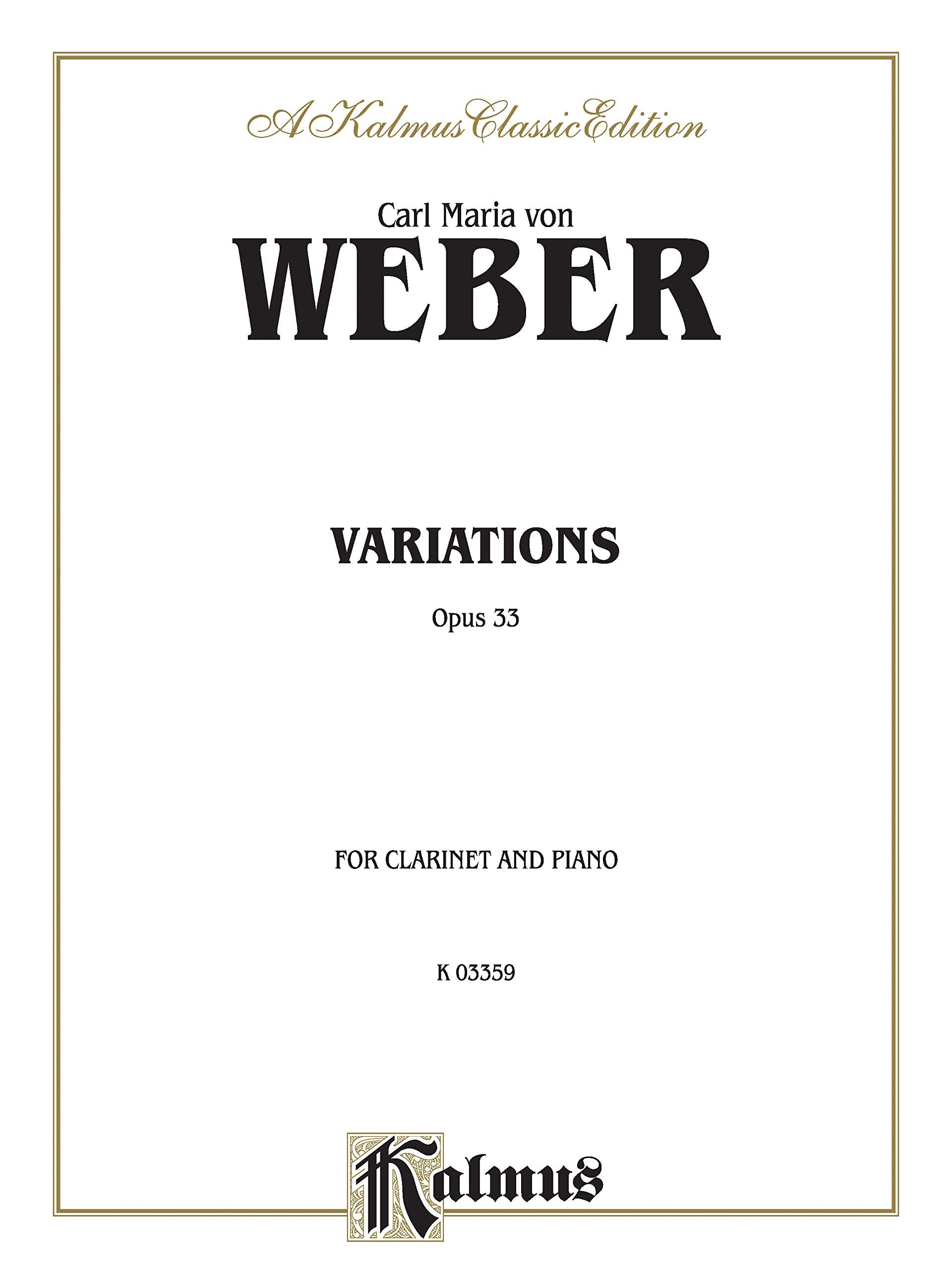 Variations, Op. 33: Part(s) (Kalmus Edition),Used
