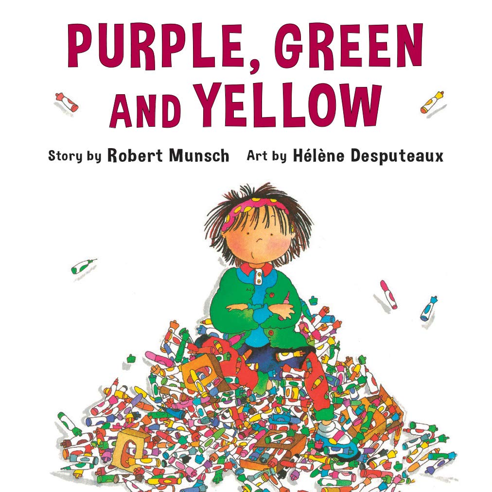 Purple, Green and Yellow,Used