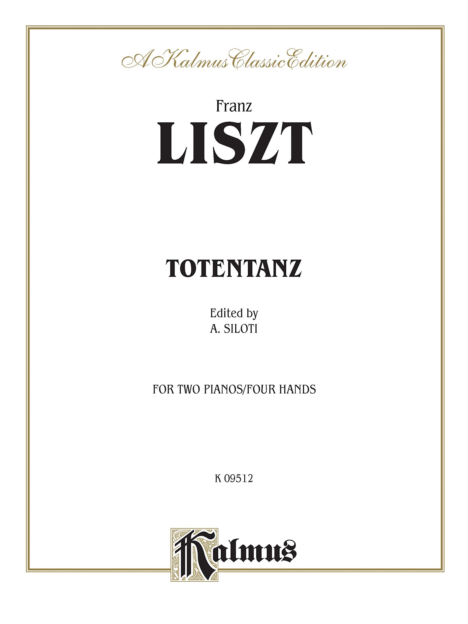 Totentanz (Danse Macabre) (Kalmus Edition),Used