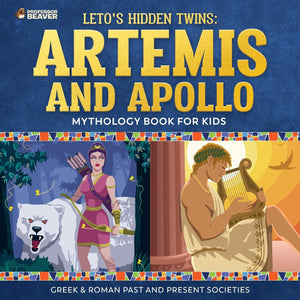 Leto's Hidden Twins: Artemis and Apollo  Mythology Book for Kids Greek & Roman Past and Present Societies,Used