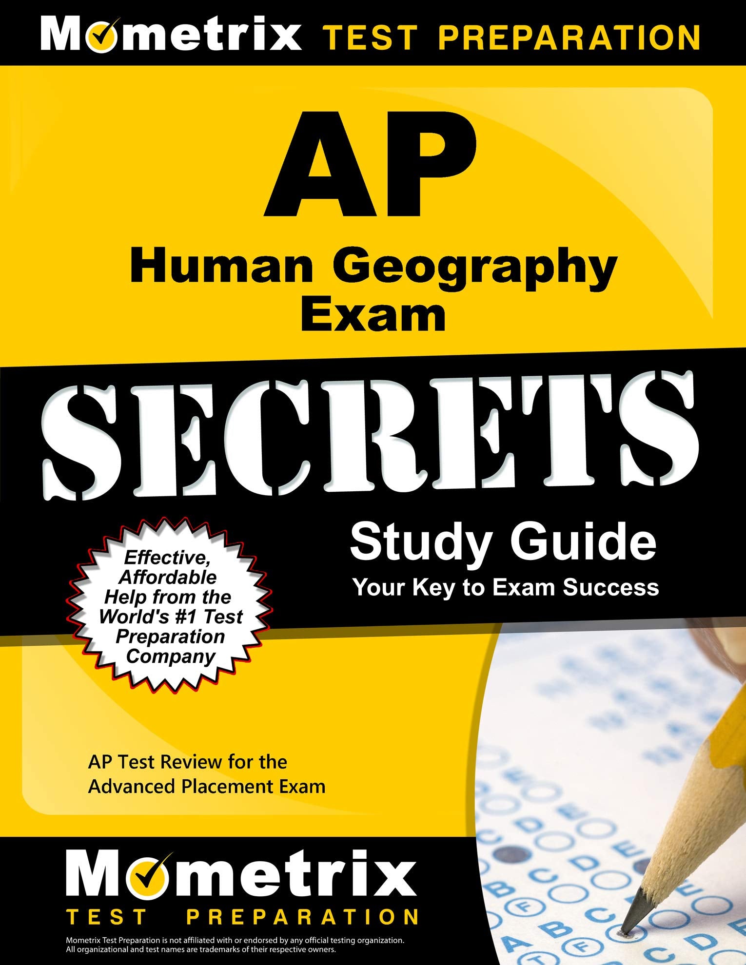 Ap Human Geography Exam Secrets Study Guide: Ap Test Review For The Advanced Placement Exam,Used