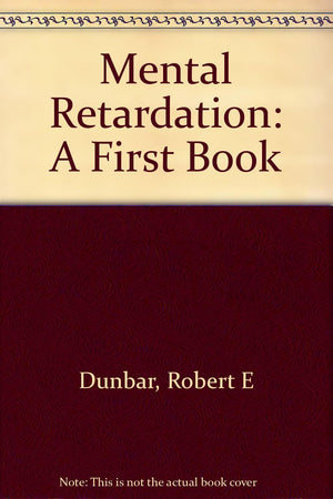 Mental Retardation: A First Book,Used