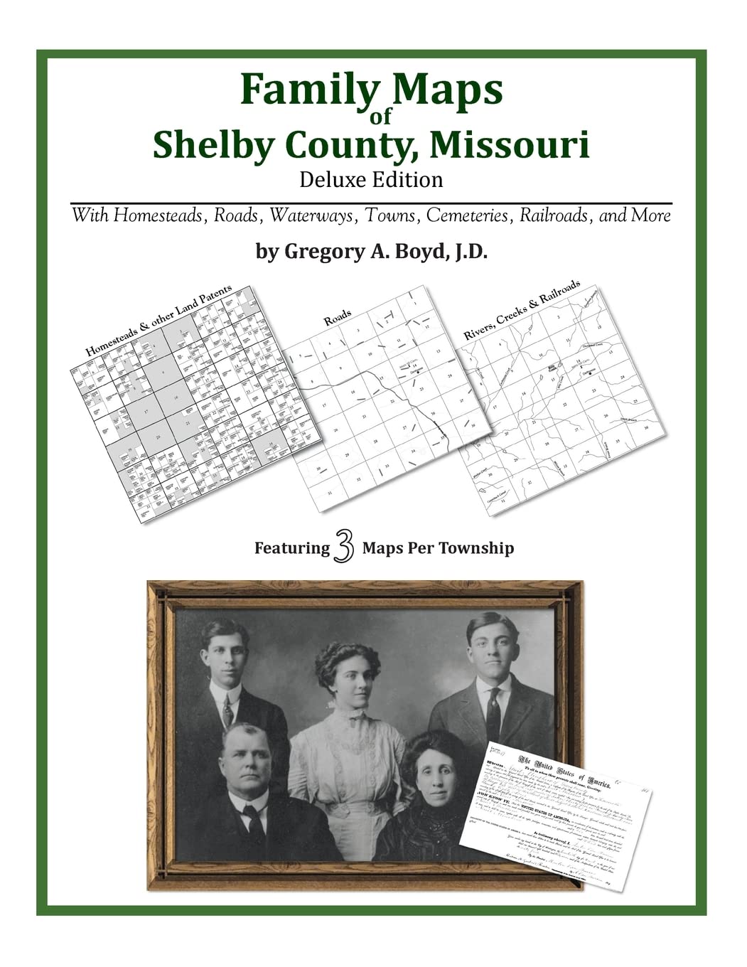 Family Maps of Shelby County, Missouri,Used