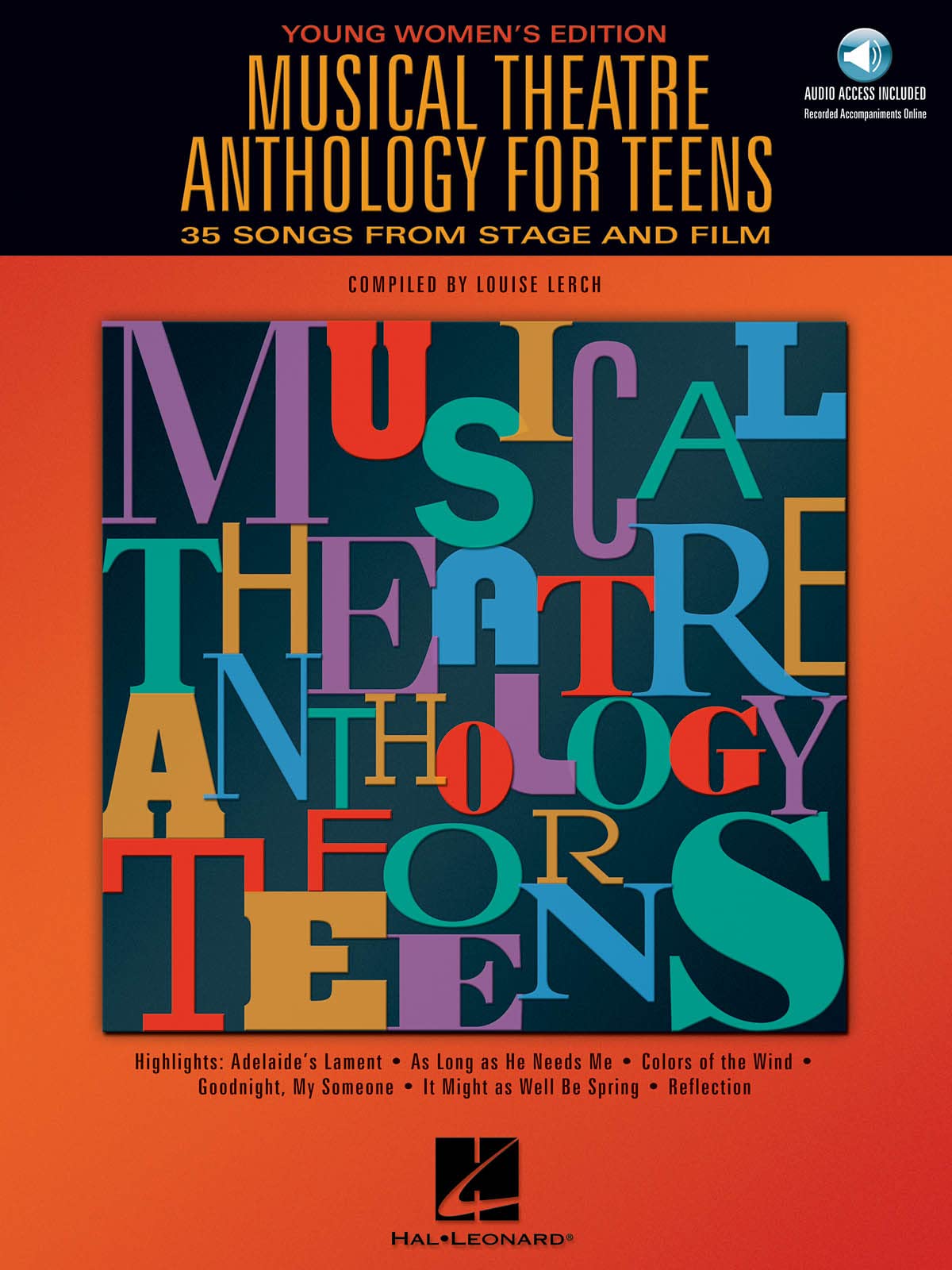 Musical Theatre Anthology For Teens Young Women'S Edition Softcover Audio Online