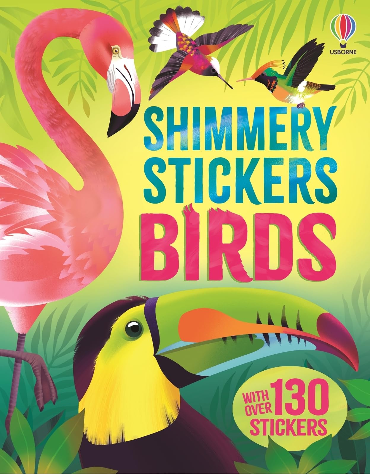 Shimmery Stickers Birds (Big Sticker Books)
