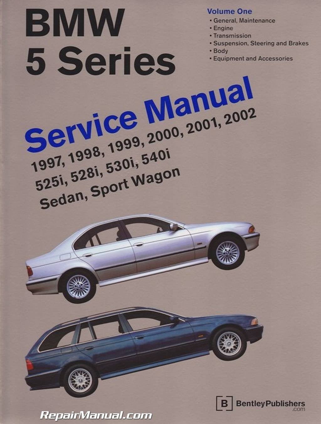 Bmw 5 Series (E39) Service Manual: 19972002 (2 Volume Set)