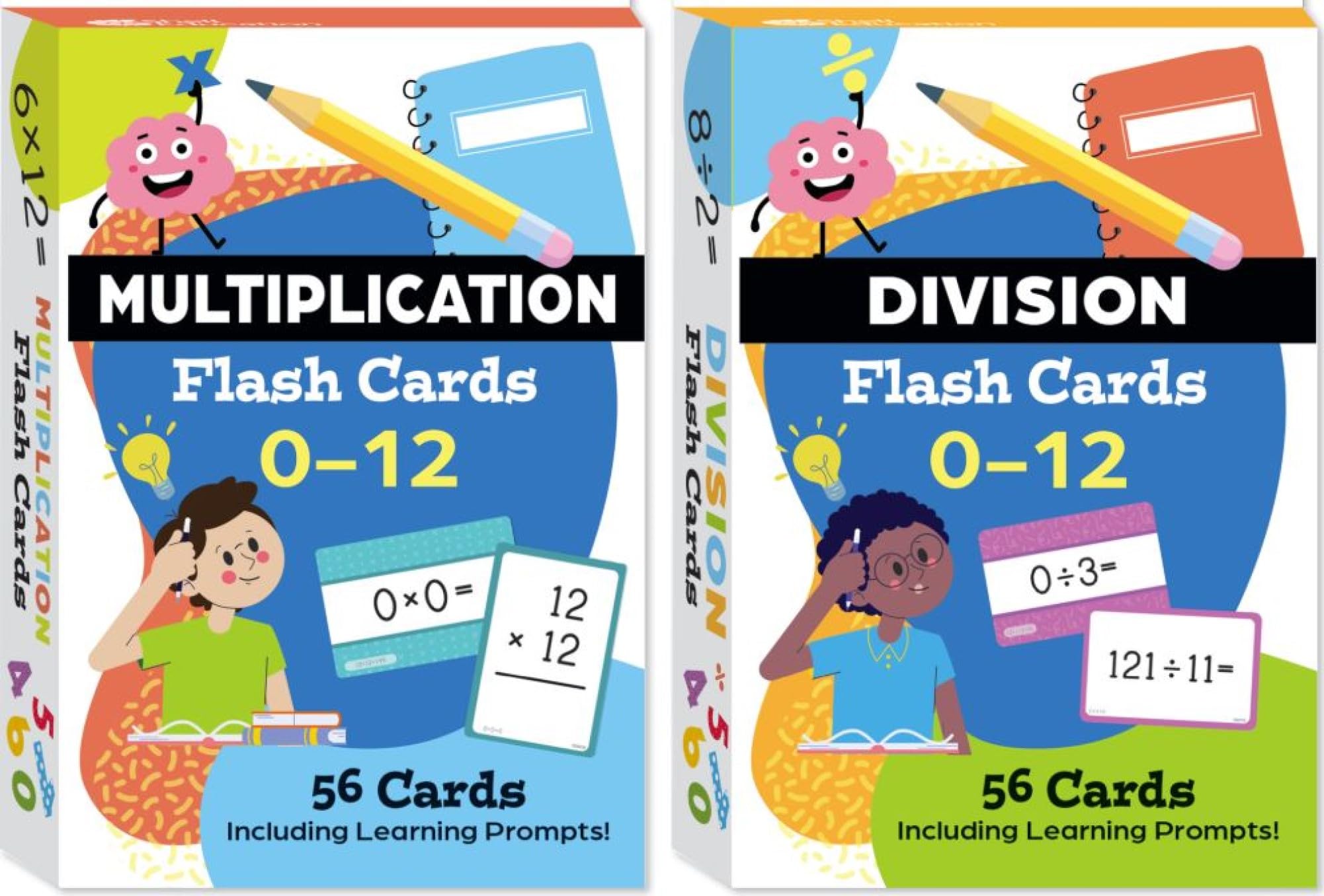 Multiplication & Division Flash Card 2Deck Set (Flash Card Series)