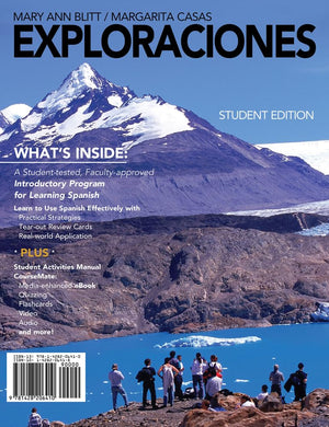 Exploraciones (with Student Activities Manual and Spanish CourseMate Printed Access Card) (World Languages),New