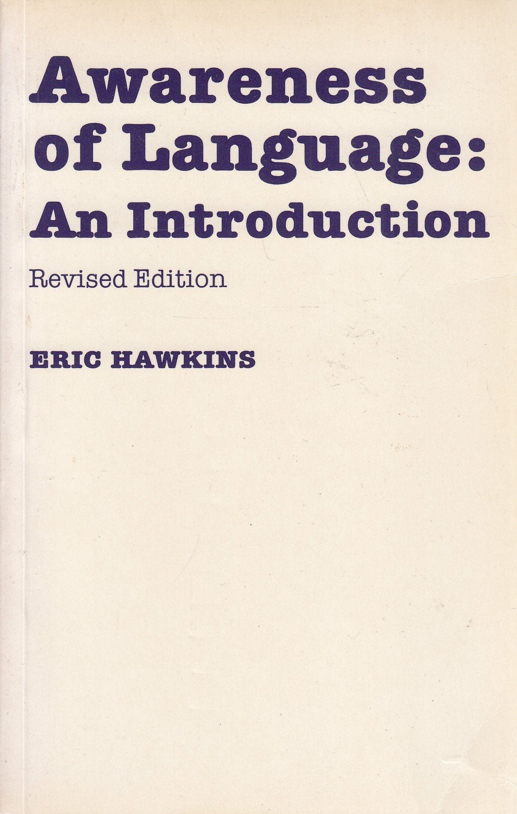 Awareness of Language: An Introduction,Used