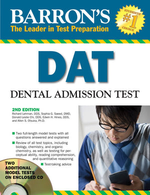 Barron's DAT: Dental Admissions Test,New