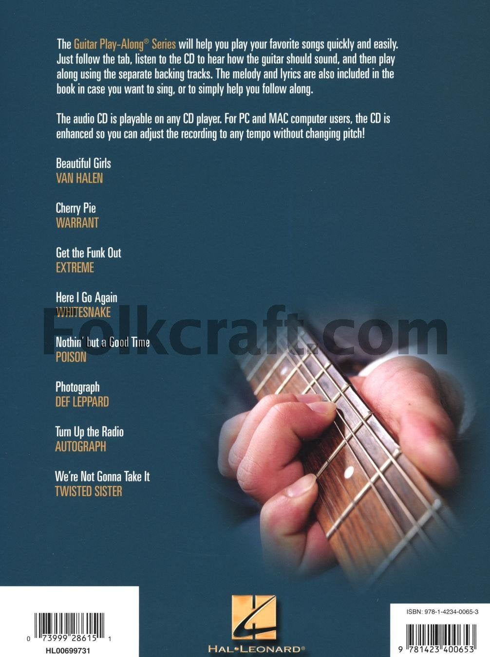 Pop Metal: Guitar PlayAlong Volume 55,New