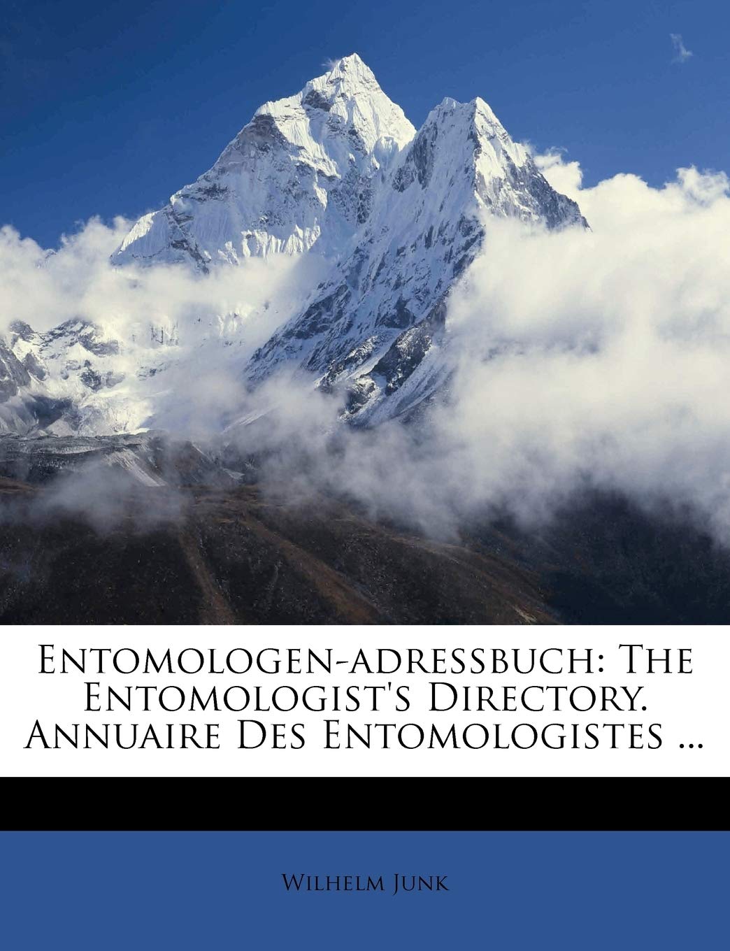 Wilhelm Junk EntomologenAdressbuch. (English and German Edition),Used